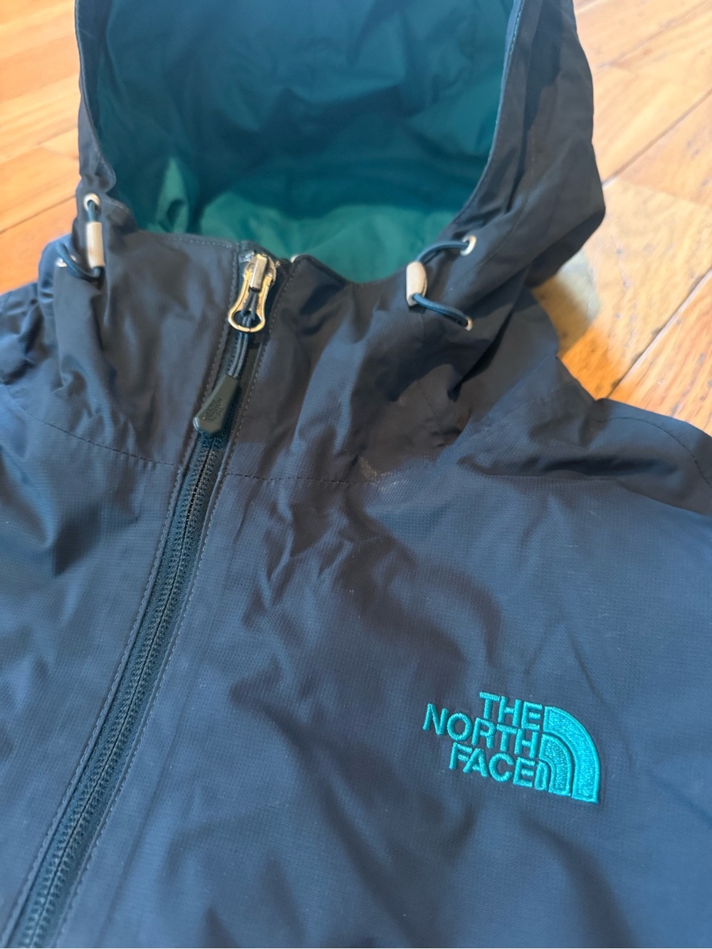 The North Face DRYVENT 2-in-1 Coat/Jacket With Liner Blue/Teal Women’s Size XL - Picture 3 of 16